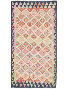 Kilim 104x197 Cm Kilim, Afghanistan, Lana Cardata A Mano