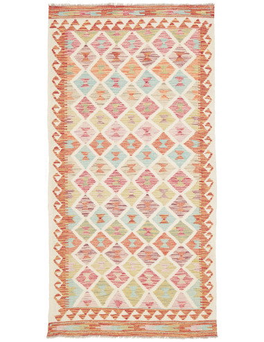 Kilim 102x201 Cm Kilim Afghanistan Hand-carded Wool 0.3