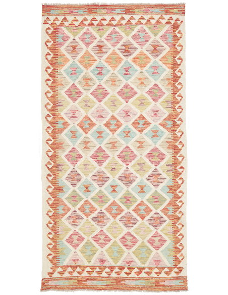 Kilim 102x201 Cm Kilim Afghanistan Lana Cardata A Mano 0.3