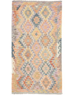 Kilim 104x195 Cm Kilim Afghanistan Lana Cardata A Mano