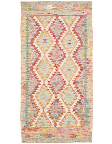 Kilim 100x196 Cm Kilim Afghanistan Lana Cardata A Mano