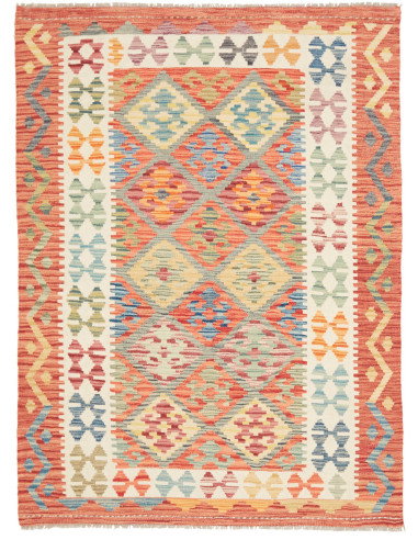 Kilim 128x170 Cm Kilim Afghanistan Lana Cardata A Mano