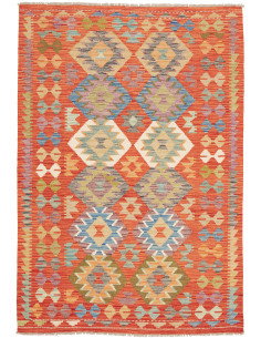 Kilim 122x181 Cm Kilim Afghanistan Lana Cardata A Mano
