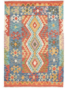 Kilim 127x182 Cm Kilim, Afghanistan, Lana Cardata A Mano