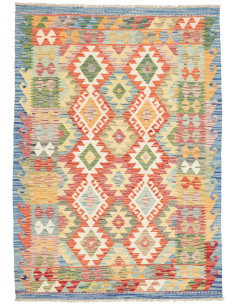 Kilim 125x175 Cm Kilim, Afghanistan, Lana Cardata A Mano