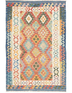 Kilim 123x182 Cm Kilim Afghanistan, Hand-carded Wool (warp: