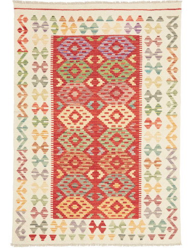 Kilim 120x174 Cm Kilim. Afghanistan. Lana Cardata A Mano