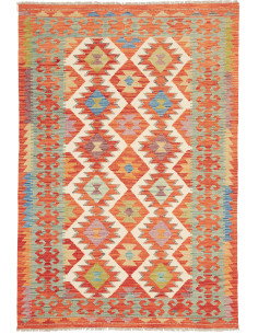 Kilim 123x184 Cm Kilim Afghanistan, Lana Cardata A Mano,