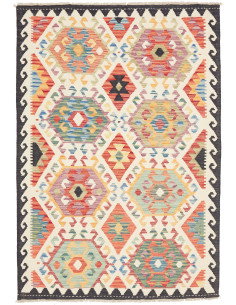 Kilim 123x182 Cm Kilim, Afghanistan, Hand-carded Wool (warp: