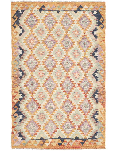 Kilim 114x176 Cm Kilim, Afghanistan, Hand-carded Wool (warp: