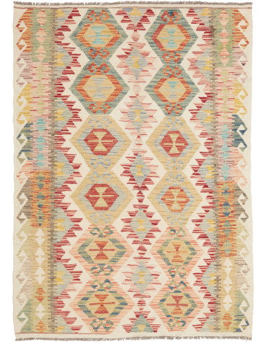 Kilim 123x172 Cm Kilim, Afghanistan, Hand-carded Wool (warp:
