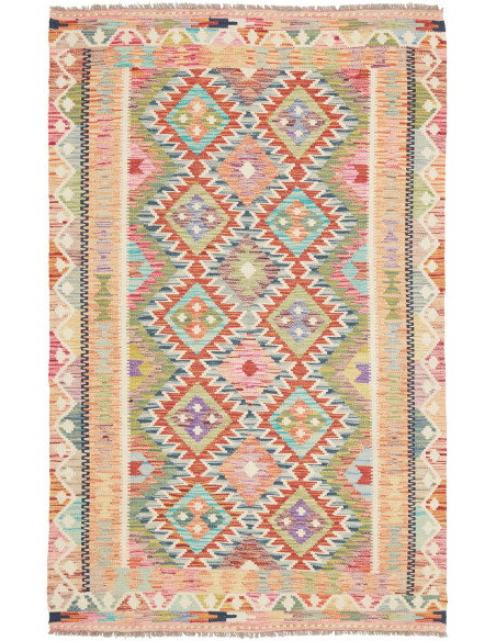 Kilim 120x190 Cm Kilim, Afghanistan, Lana Cardata A Mano