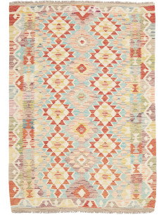 Kilim 128x178 Cm Kilim Afghanistan Hand-carded Wool (warp: