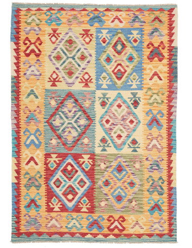 Kilim 129x188 Cm Kilim Afghanistan Wool Flatweave