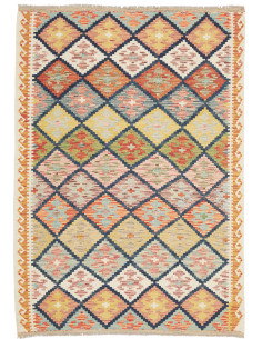 Kilim 127x185 Cm Kilim, Afghanistan, Lana Cardata A Mano,