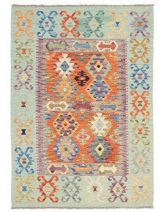 Kilim 119x166 Cm Kilim Afghanistan Hand-carded Wool (cotton