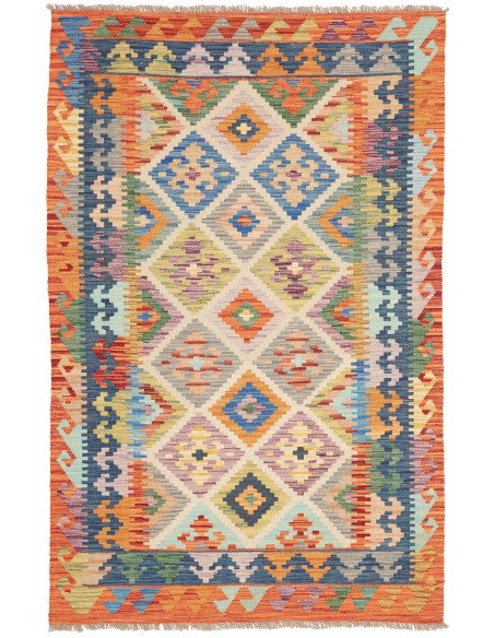 Kilim 119x187 Cm Kilim, Afghanistan, Hand-carded Wool (warp: