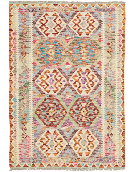 Kilim 123x179 Cm Kilim, Afghanistan, Lana Cardata A Mano