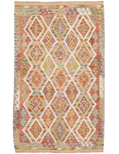 Kilim 124x204 Cm Kilim, Afghanistan, Lana Cardata A Mano