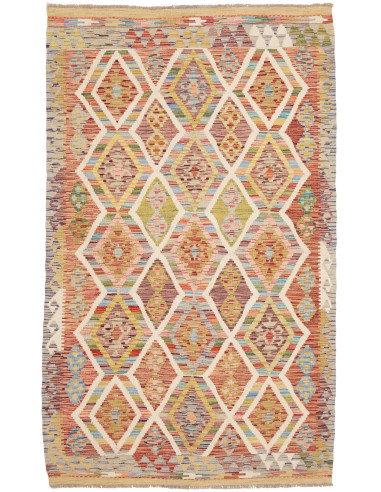Kilim 124x204 Cm Kilim, Afghanistan, Lana Cardata A Mano