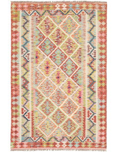 Kilim 122x183 Cm Kilim, Afghanistan, Hand-carded Wool (warp: