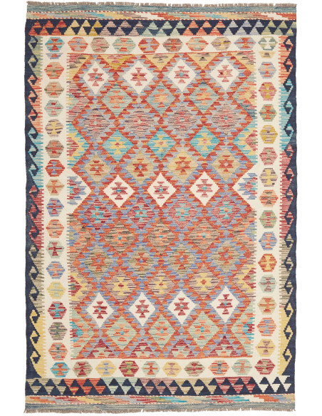 Kilim 127x192 Cm Kilim, Afghanistan, Hand-carded Wool (warp: