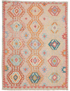 Kilim 154x200 Cm Kilim, Afghanistan, Lana Cardata A Mano