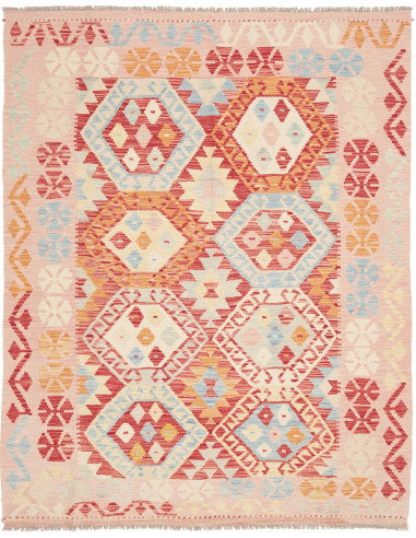 Kilim 153x195 Cm Kilim, Afghanistan, Hand-carded Wool (warp: