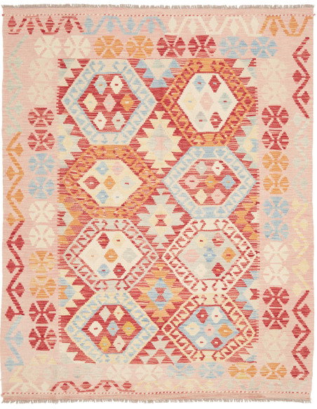 Kilim 153x195 Cm Kilim, Afghanistan, Lana Cardata A Mano