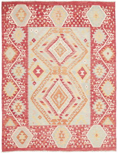 Kilim 155x206 Cm Kilim, Afghanistan, Hand-carded Wool (warp: