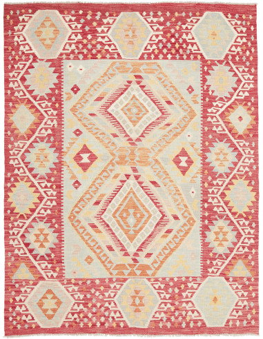 Kilim 155x206 Cm Kilim, Afghanistan, Lana Cardata A Mano