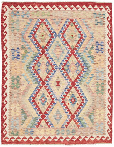Kilim 158x196 Cm Kilim Afghanistan, Lana Cardata A Mano