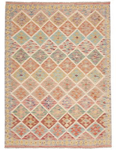 Kilim 148x202 Cm Kilim Afghanistan Lana Cardata A Mano