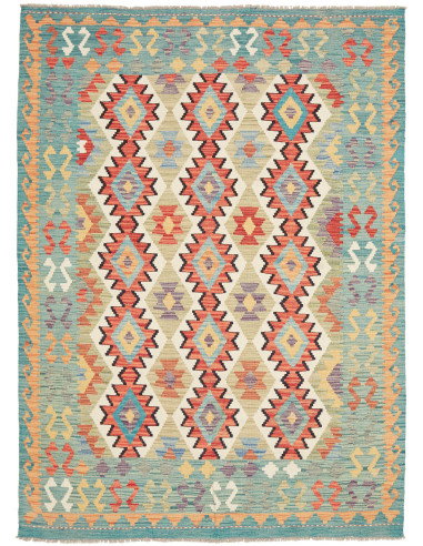 Kilim 147x197 Cm Kilim Afghanistan, Lana Cardata A Mano