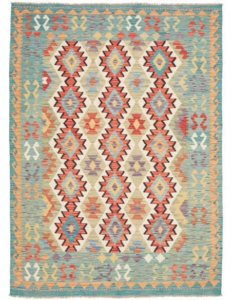 Kilim 147x197 Cm Kilim Afghanistan, Lana Cardata A Mano