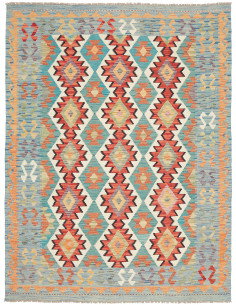 Kilim 148x193 Cm Kilim, Afghanistan, Lana Cardata A Mano