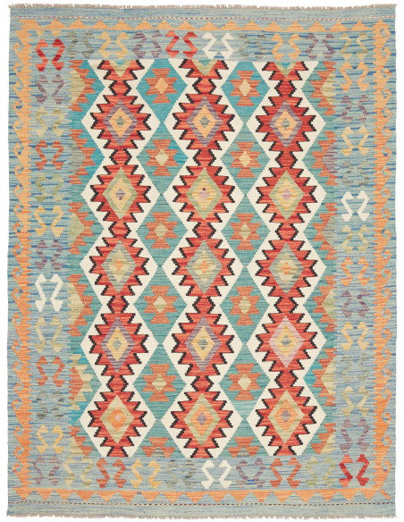 Kilim 148x193 Cm Kilim, Afghanistan, Lana Cardata A Mano