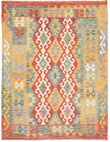 Kilim 153x202 Cm Kilim Afghanistan Hand-carded Wool Cotton