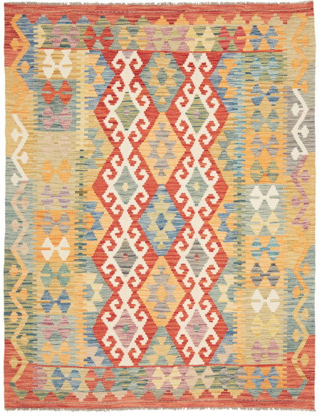 Kilim 153x202 Cm Kilim Afghanistan Lana Cardata A Mano