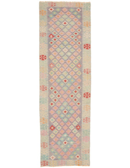 Kilim 73x244 Cm Kilim, Afghanistan, Hand-carded Wool,