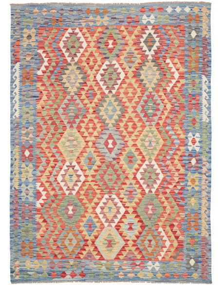 Kilim 170x237 Cm Kilim, Afghanistan, Hand-carded Wool