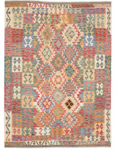 Kilim 171x237 Cm Kilim Afghanistan, Lana Cardata A Mano,