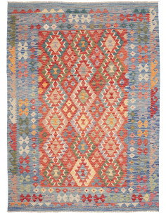 Kilim 173x241 Cm Kilim, Afghanistan, Lana Cardata A Mano,