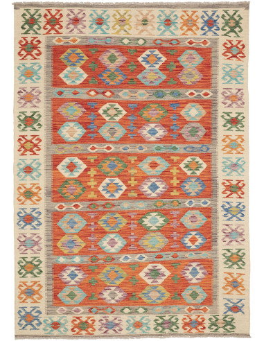 Kilim 172x248 Cm Kilim, Afghanistan, Hand-carded Wool,