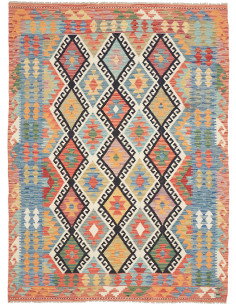 Kilim 174x235 Cm Kilim, Afghanistan, Lana Cardata A Mano