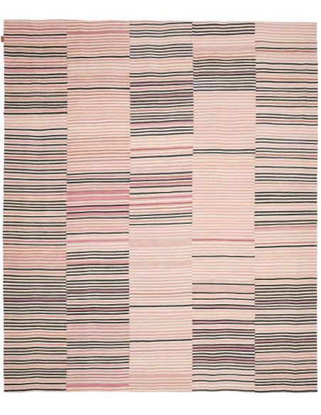 Kilim 252x300 Cm Kilim, Persia, Lana Cardata A Mano, Cotone,