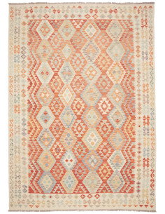 Kilim 250x344 Cm Kilim, Afghanistan, Hand-carded Wool (warp: