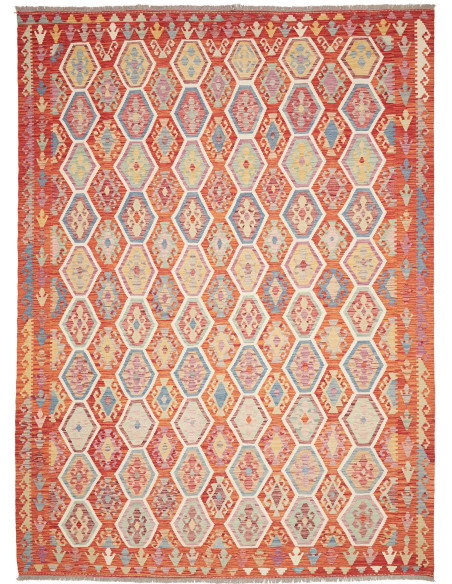 Kilim 253x344 Cm Kilim Afghanistan Hand-carded Wool