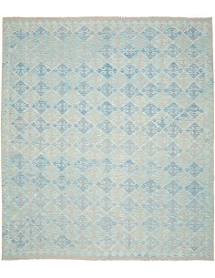 Kilim 256x299 Cm Kilim, Afghanistan, Lana Cardata A Mano,