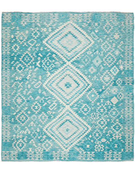 Kilim 259x291 Cm Kilim, Afghanistan, Lana Cardata A Mano